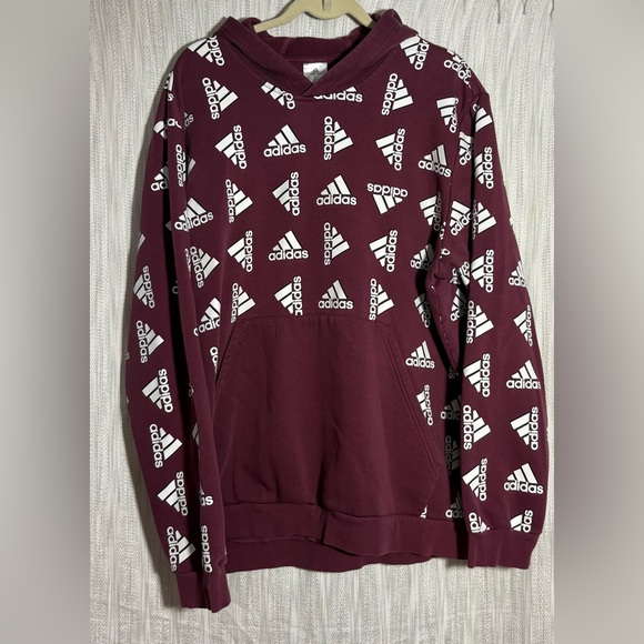 adidas Other - Adidas Men's Maroon Logo Sweater